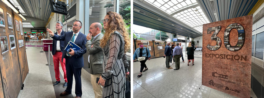 Llega a la estaci�n de Santander la exposici�n itinerante del concurso fotogr�fico Caminos de Hierro
