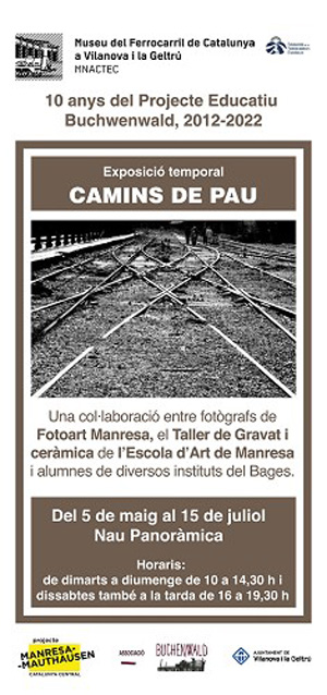 Exposici�n Caminos de Paz en el Museo del Ferrocarril de Catalu�a
