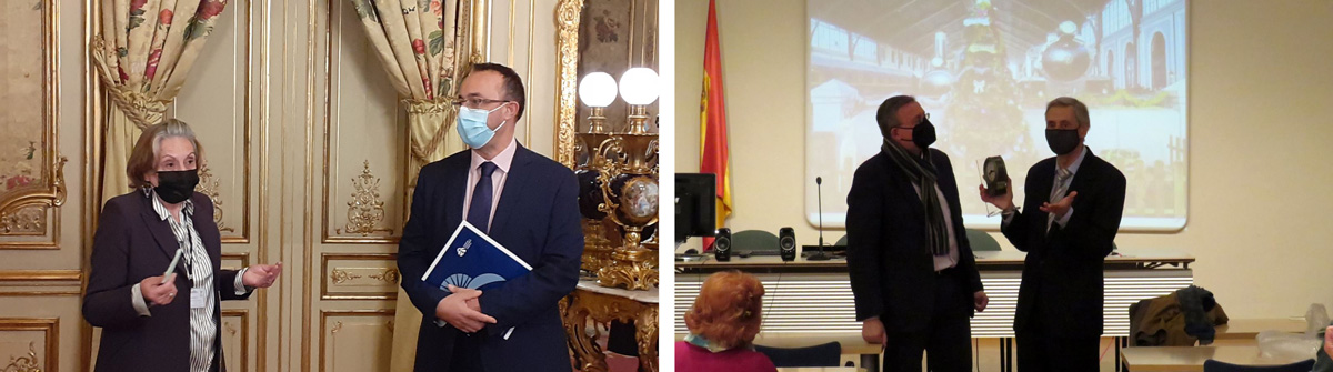 Homenaje a los voluntarios culturales que colaboran en la difusi�n y conservaci�n del Palacio de Fern�n N��ez, sede de la Fundaci�n