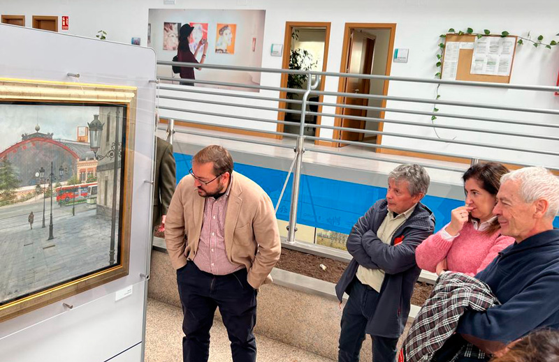 Inaugurada la exposici�n �RailArte - Viajar con la imaginaci�n� en el C.C. Carril del Conde