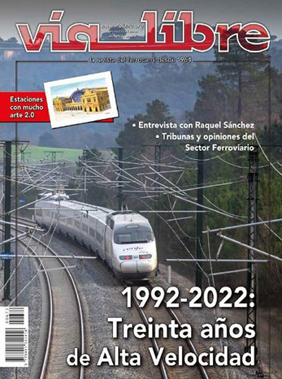 Treinta a�os de la Red de Alta Velocidad, en la portada del V�a Libre de abril