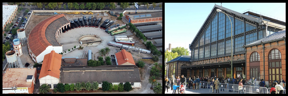 Rehabilitación de los Museos del Ferrocarril de Cataluña y Madrid