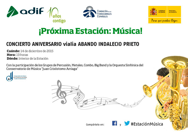 �Pr�xima estaci�n: M�sica! en Bilbao Abando