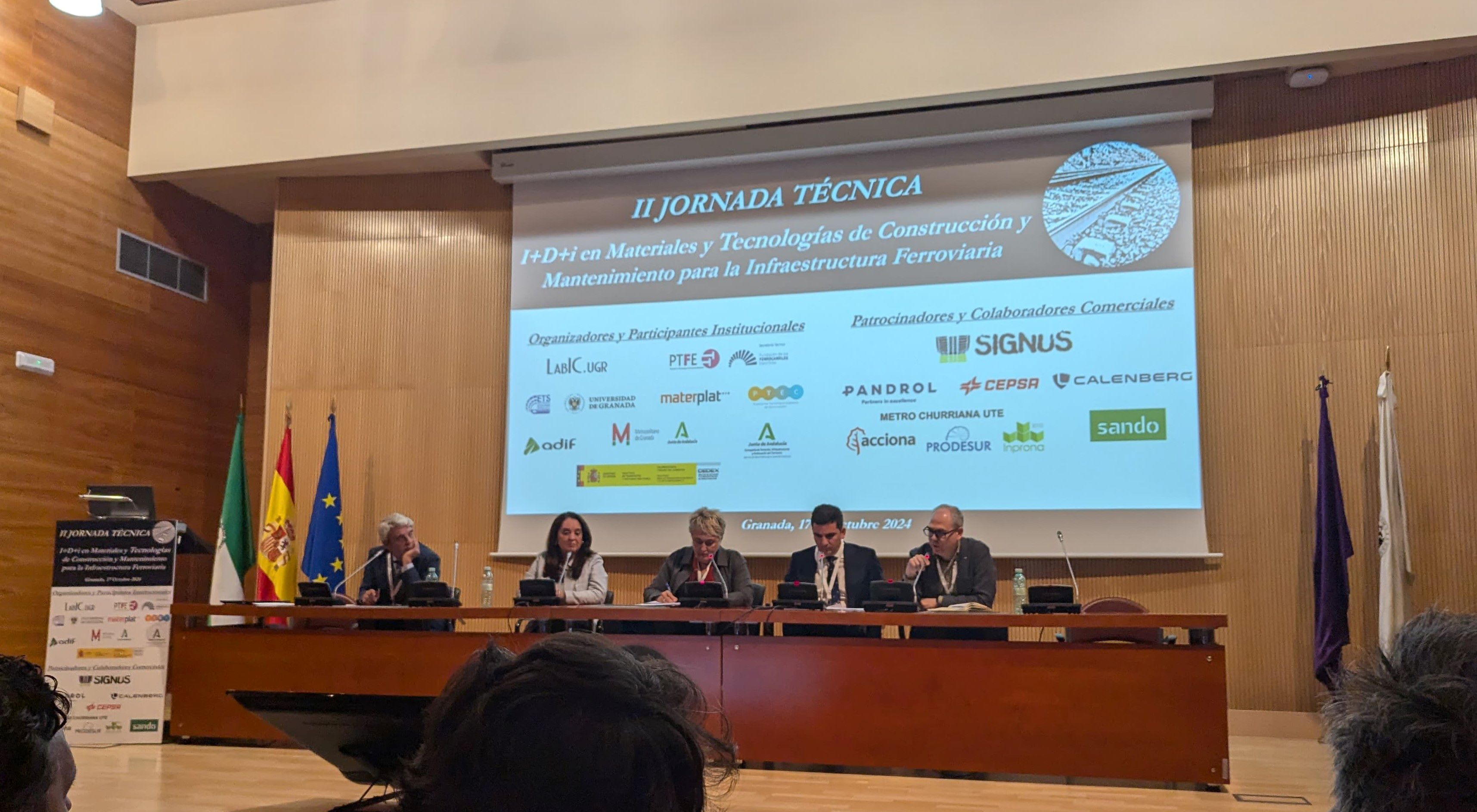 Celebrada la II Jornada T�cnica �I+D+i en Materiales y Tecnolog�as para la Construcci�n y Mantenimiento de Infraestructuras Ferroviarias�