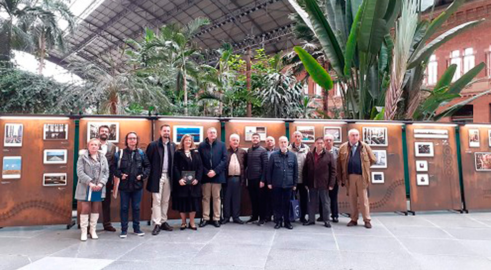 La estaci�n de Madrid Puerta de Atocha, destino final de la 30� exposici�n fotogr�fica internacional �Caminos de Hierro�