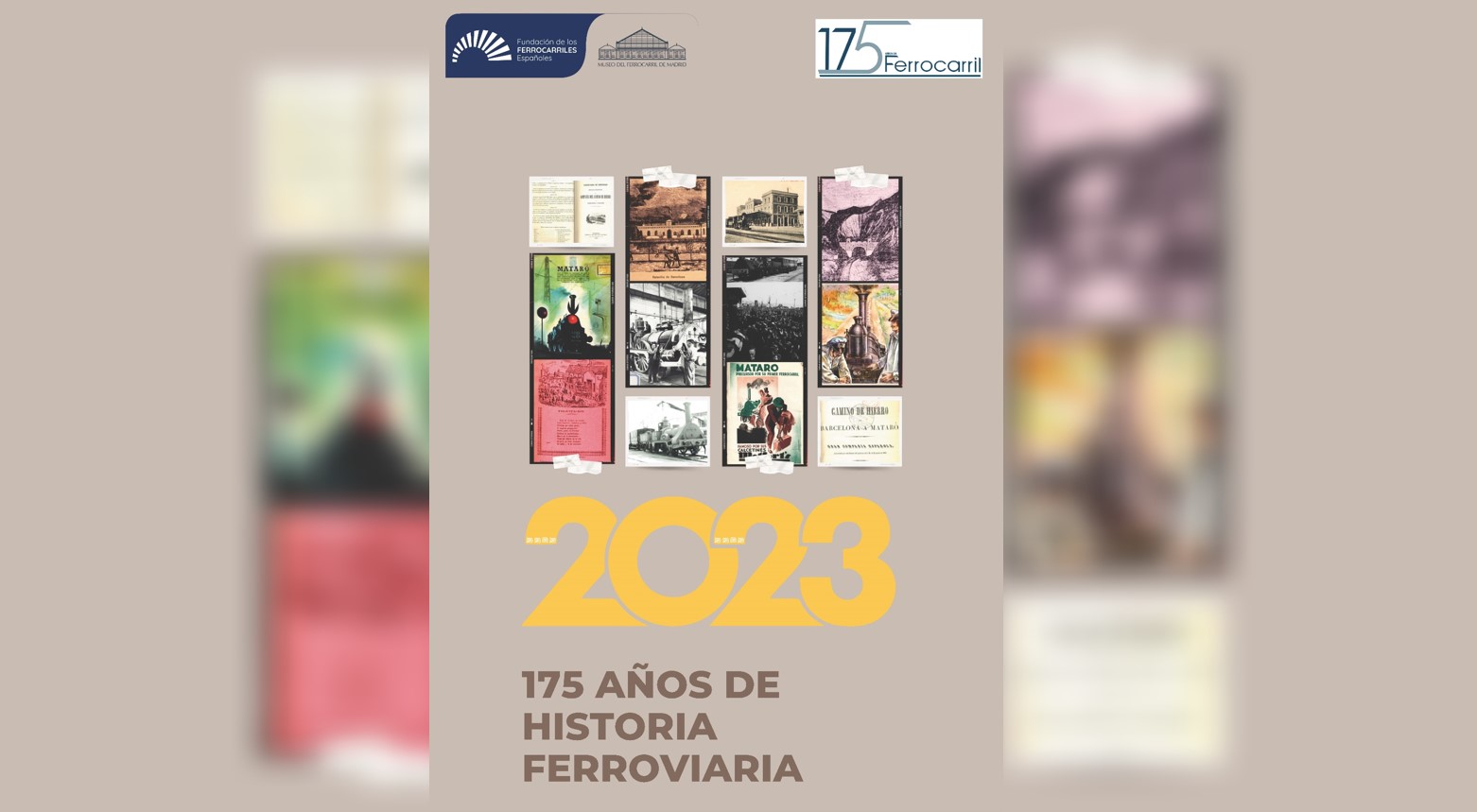 Calendario conmemorativo de los 175 a�os del ferrocarril espa�ol