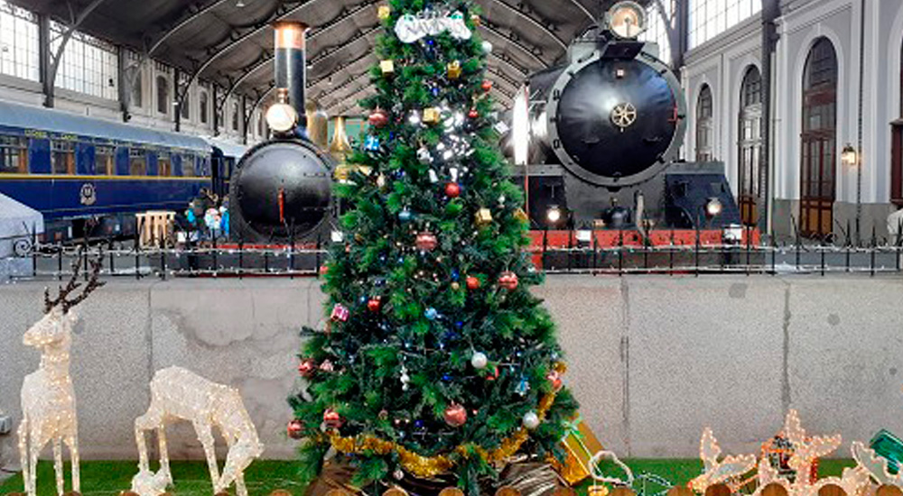 Los museos de la Fundación de Ferrocarriles se visten de Navidad Los museos de la Fundación de Ferrocarriles se visten de Navidad