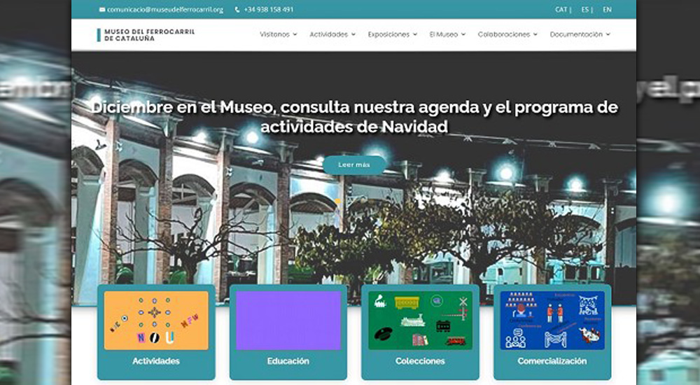El Museo del Ferrocarril de Catalu�a estrena nueva web