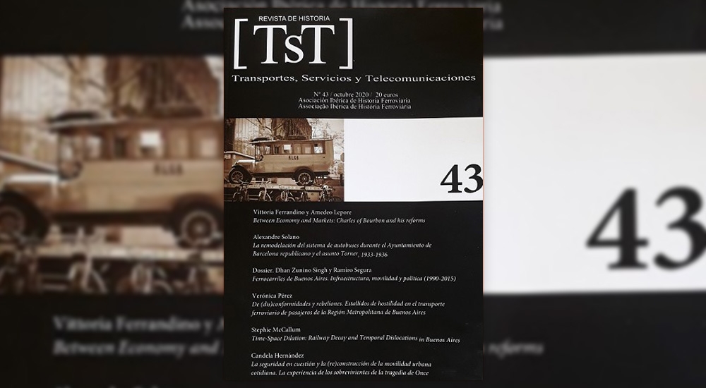 Nuevo n�mero de �TST�, la revista de investigaci�n hist�rica de los transportes, servicios y telecomunicaciones