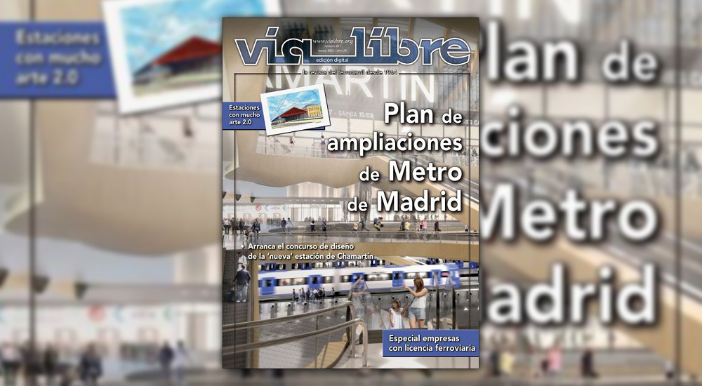 El Metro de Madrid retoma sus planes de ampliaci�n, en la portada de �V�a Libre� de marzo