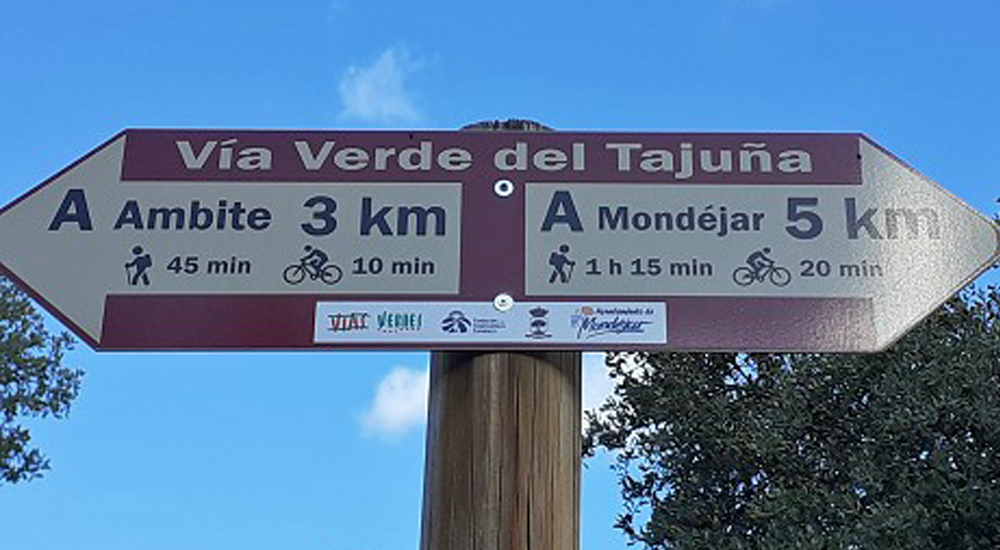 La V�a Verde del Taju�a ya conecta Madrid con Guadalajara a su paso por Ambite