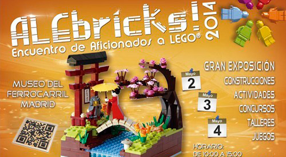 ALEbricks! en el Museo del Ferrocarril de Madrid ALEbricks! en el Museo del Ferrocarril de Madrid