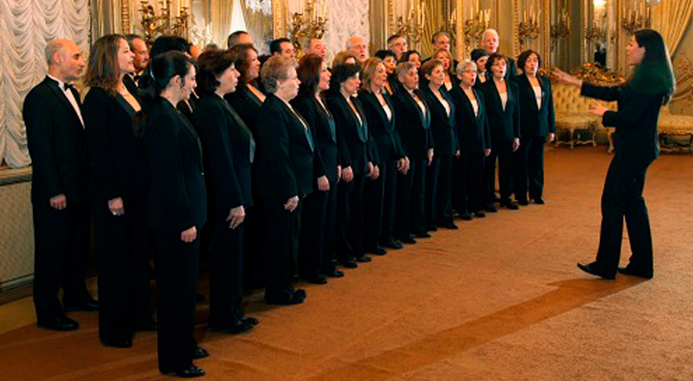 El coro de la Fundación de concierto en Berlín El coro de la Fundación de concierto en Berlín