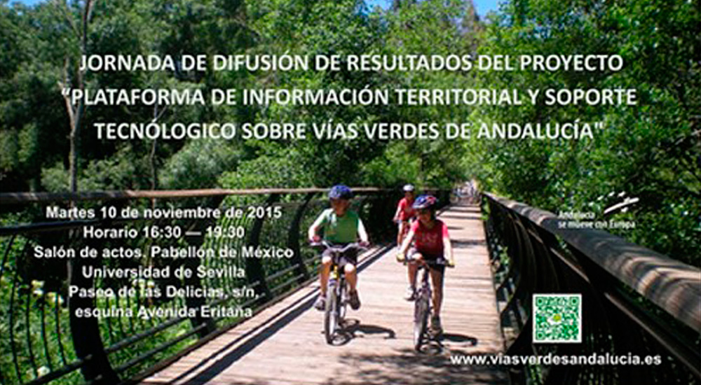 Jornada �Creaci�n de una Plataforma de Informaci�n Territorial y Soporte Tecnol�gico de V�as Verdes en Andaluc�a�
