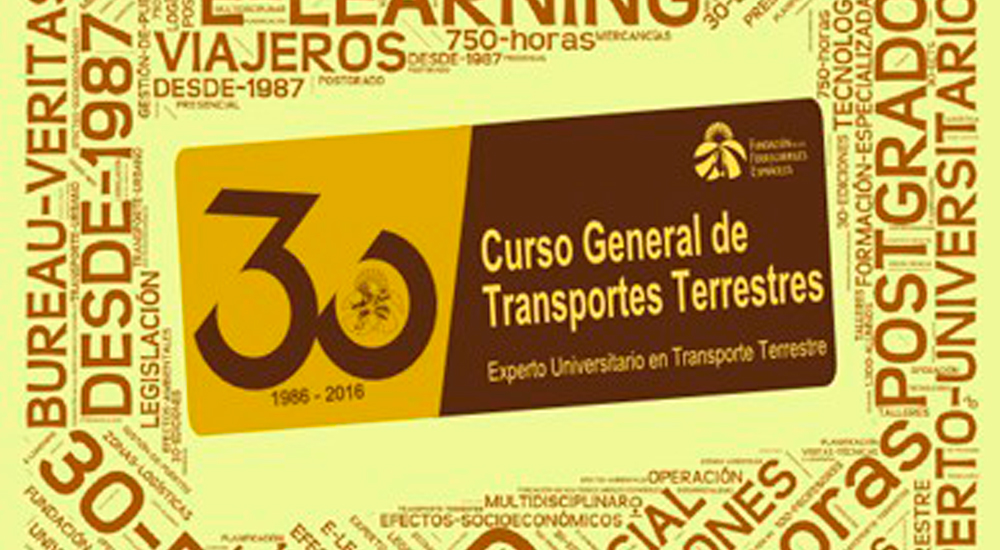 Apertura de la 30� edici�n del Curso General de Transportes Terrestres