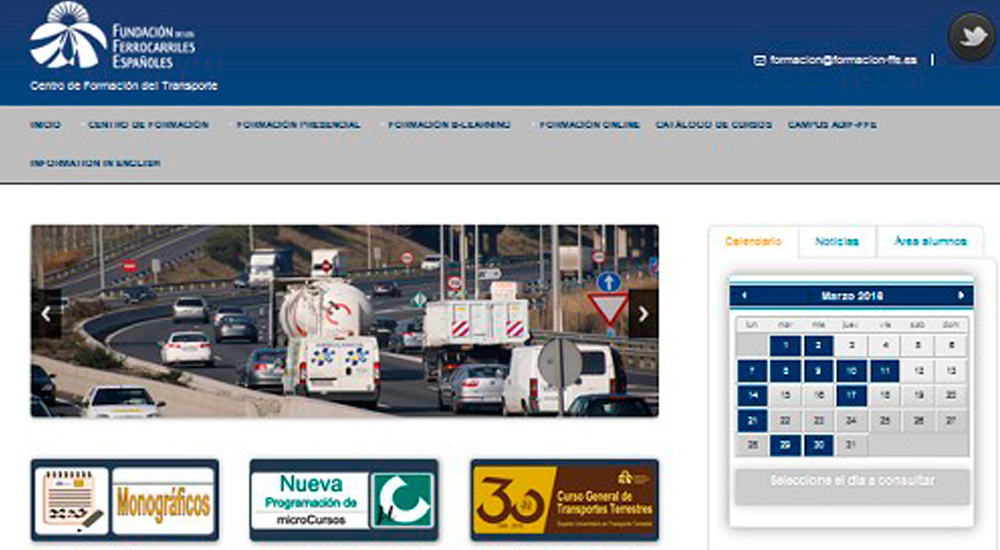 En abril m�s de 35 cursos de especializaci�n en transporte terrestre 