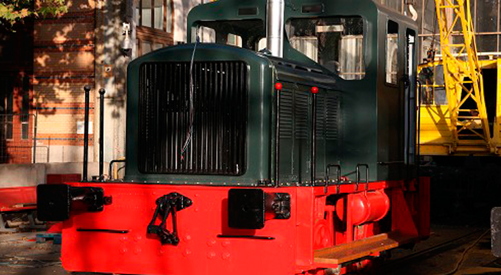 Concluye la restauraci�n de la locomotora de maniobras �Mem�