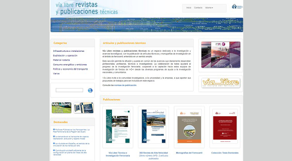 Vía Libre Técnica: Últimos artículos publicados Vía Libre Técnica: Últimos artículos publicados