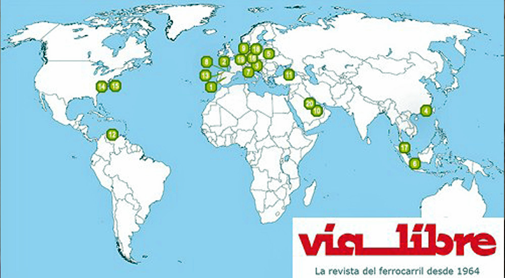 Presencia nacional e internacional de V�a Libre en 2018