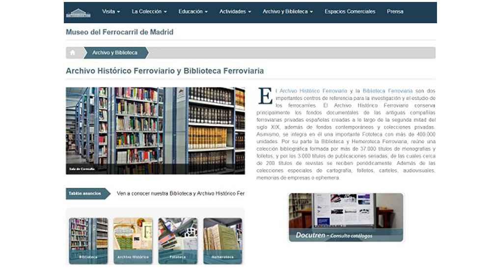 Bolet�n de la Biblioteca Ferroviaria