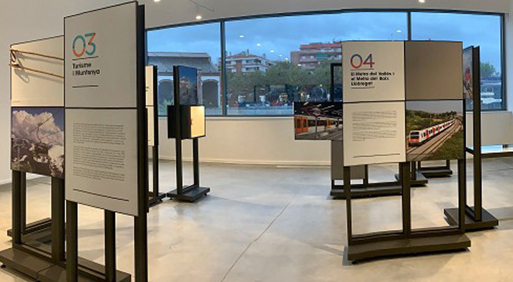 Inauguraci�n de la Nave Panor�mica del Museo de Catalu�a con la muestra 40 a�os de FGC