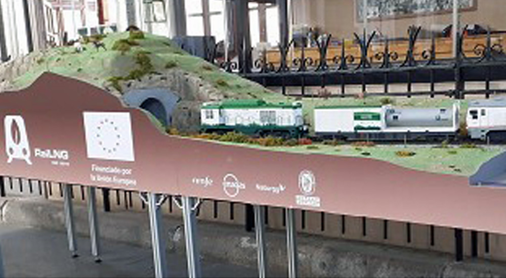 Modelo del prototipo de grupo de tracci�n con Gas Natural Licuado (GNL) RaiLNG